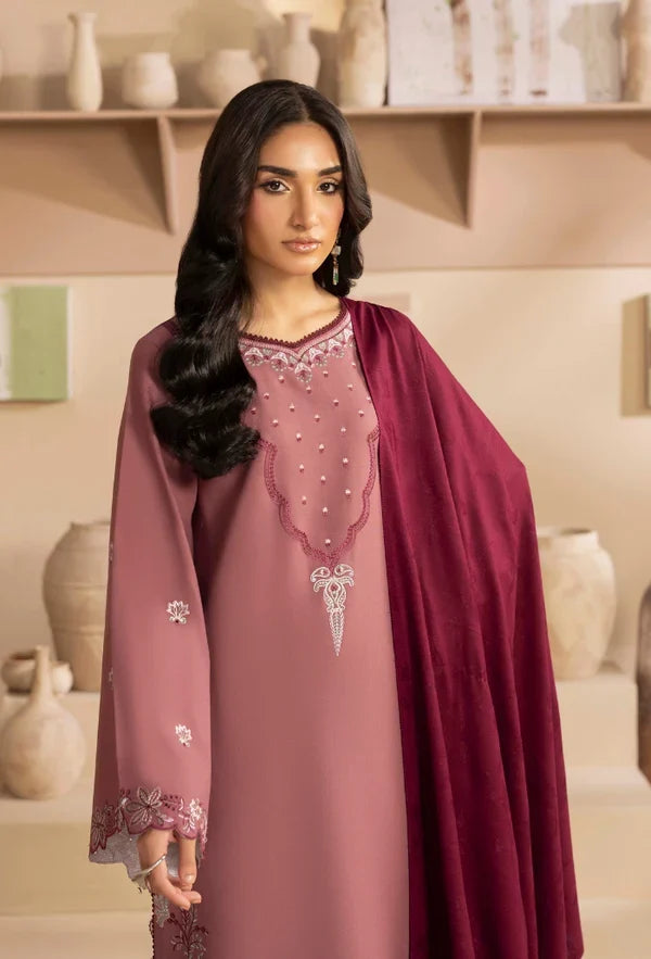 Rp1269 Izel - Winter 3PC Dhanak Embroidered Suit