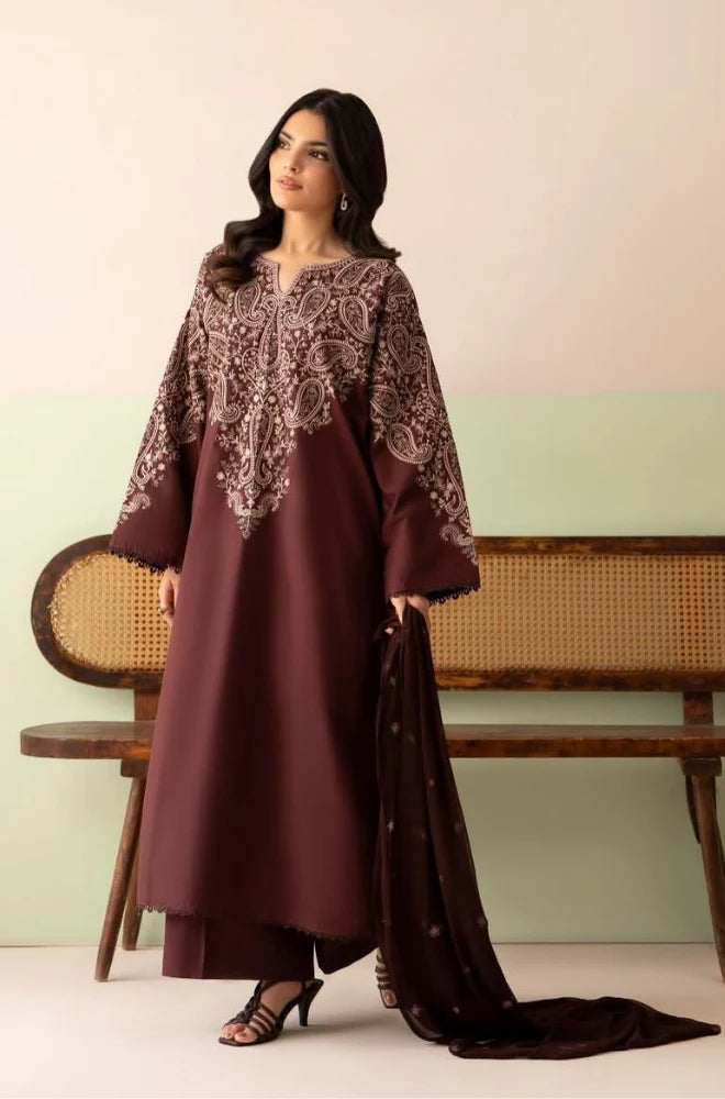 Rp1209Jazmin - Summer-3PC Lawn Embroidered Suit