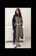 Rp550- Jazmin - khaddar 3pc Embroidered Winter Suit