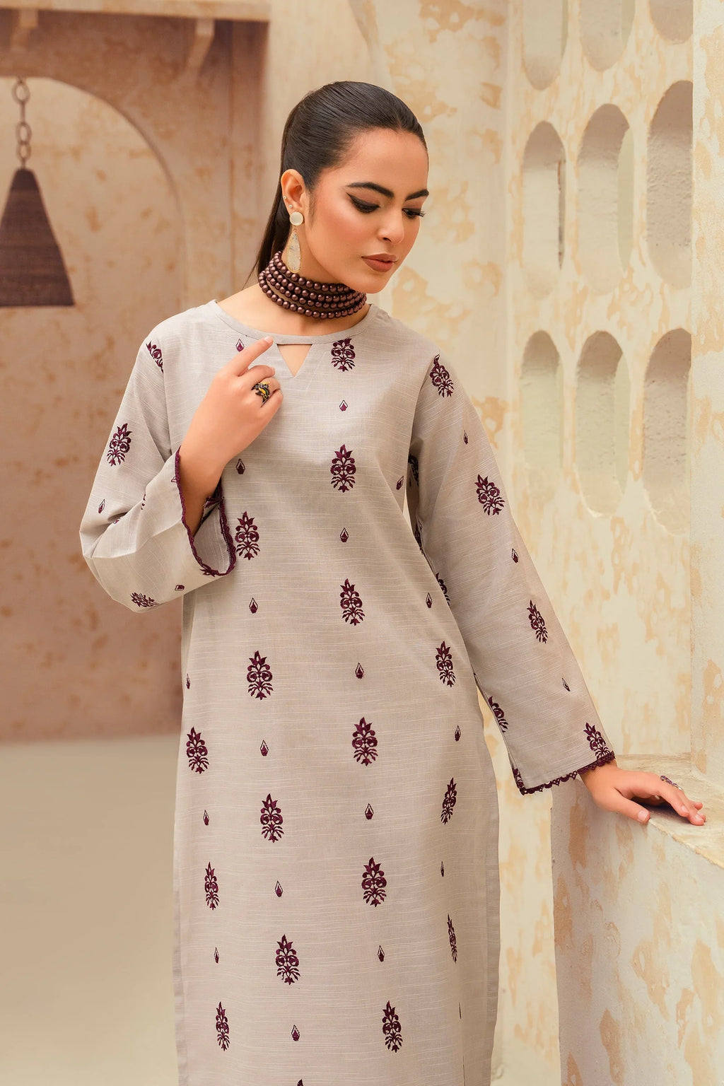 Rp550 -Jazmin -winter 3pc Embroidered Suit