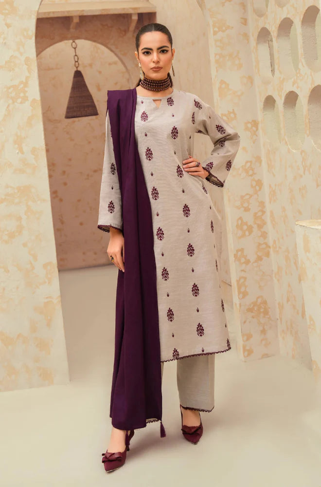 Rp550 -Jazmin -winter 3pc Embroidered Suit