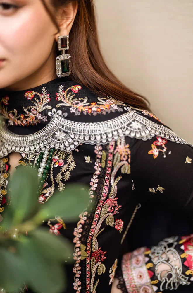 RP1033 - Qalamkar - 3PC Lawn Embroidered Suit - SA0101