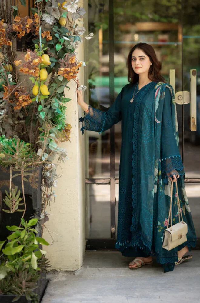 RP1070 - Bareeze 3PC Lawn Embroidered Suit