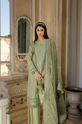 RP244-SOBIA NAZIR EMBROIDERED 3PC LAWN DRESS WITH Embroidered Organza Dopata