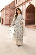 RP729-Bareeze -Embroidered 3pc lawn dress with embroidered chiffon dupatta