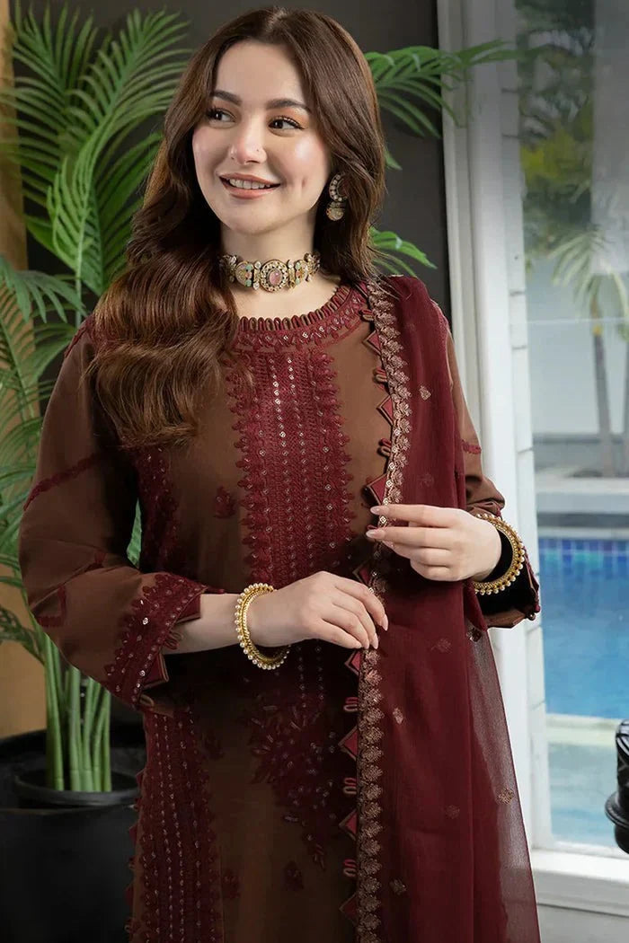 RP976 - ASIM JOFA SUMMER 3PC LAWN EMBROIDERED