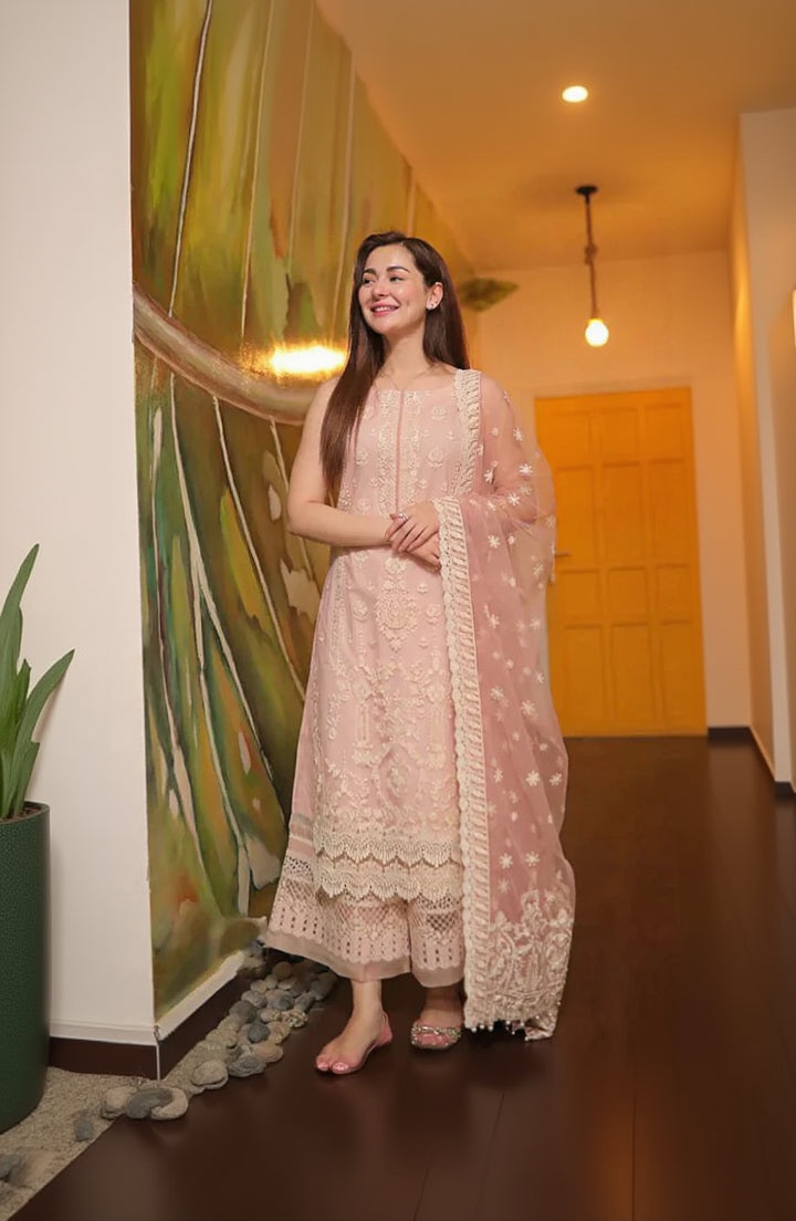 RP979 - Faiza Saqlain - 3PC Embroidered Lawn Suit