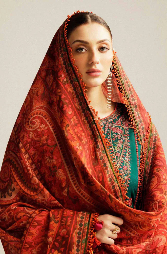 RP994 - Hussain Rehar 3 Piece Embroidered Lawn Suit