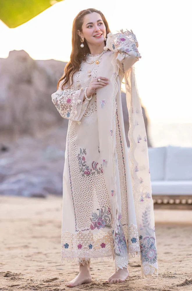 RP997 - Qalamkar 3 Piece Chickenkari Embroidered Lawn Suit