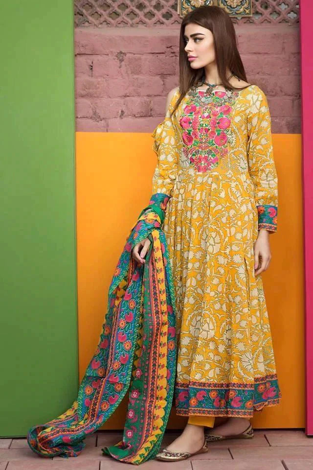 RP-3387Khaadi - Summer 3PC Lawn Digital Print Dress