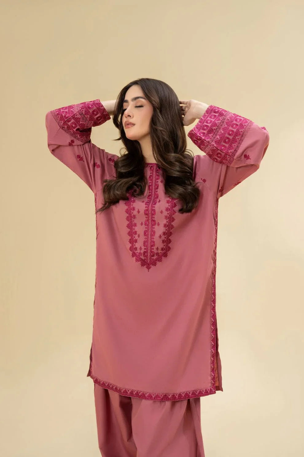 RP3371 -Lazuli - Winter 2PC Dhanak Embroidered Suit