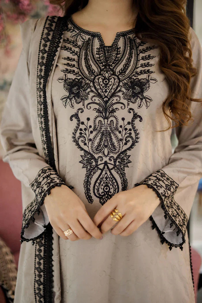 RP-1134Libaas - Summer 3PC Lawn Embroidered Suit