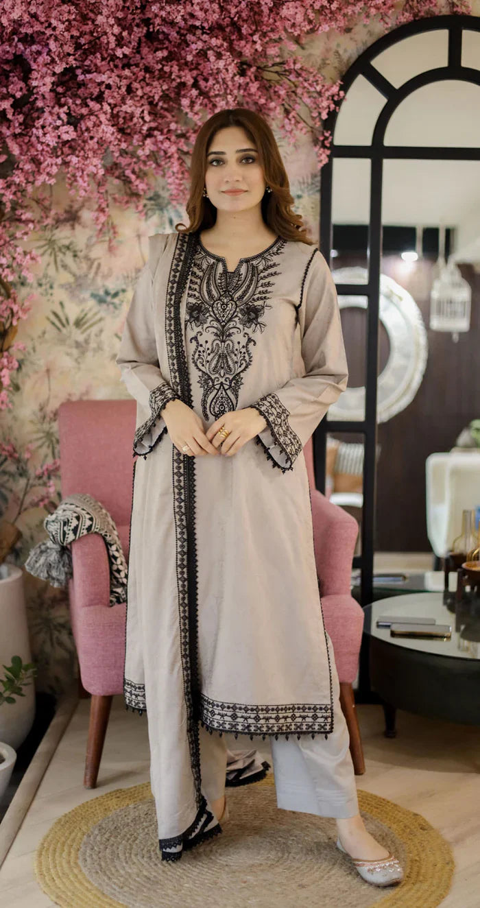 RP-1134Libaas - Summer 3PC Lawn Embroidered Suit