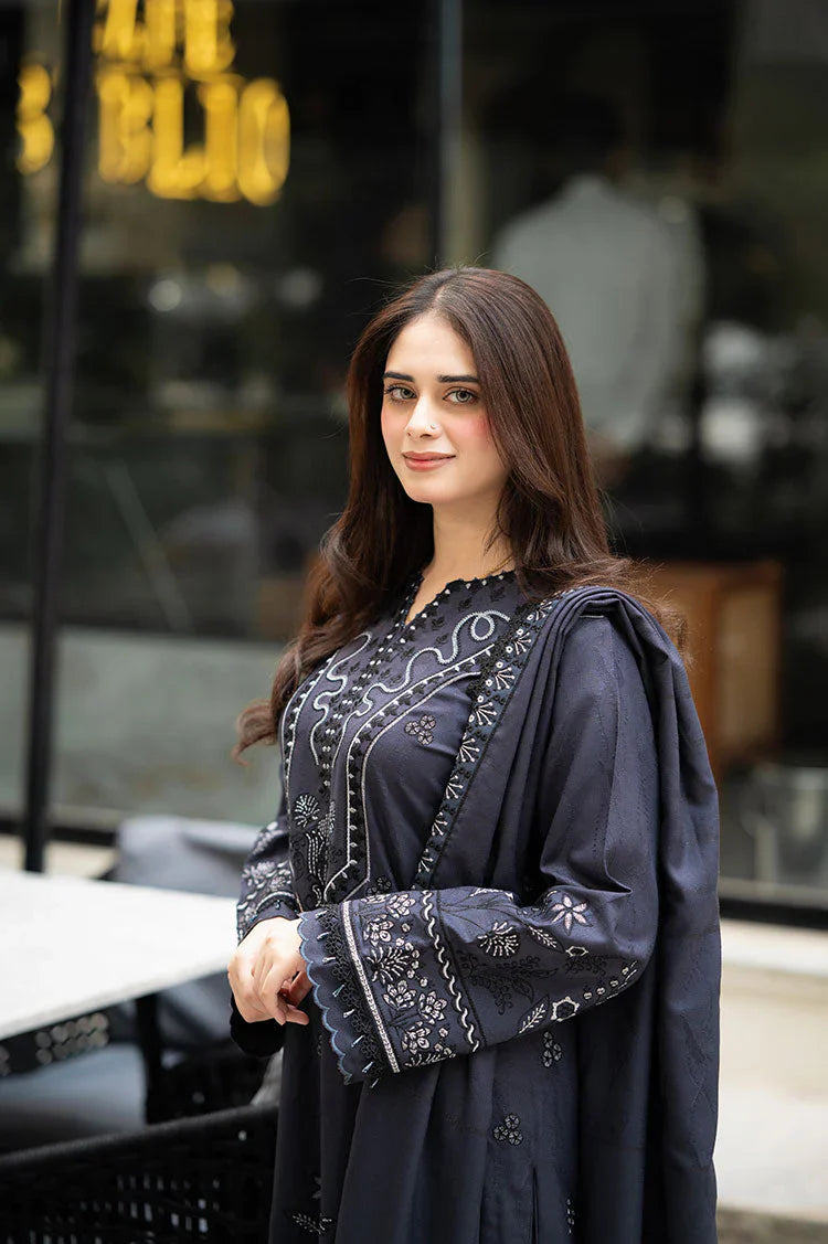 Rp3382 -Libass - Winter 3PC Dhanak Embroidered Suit