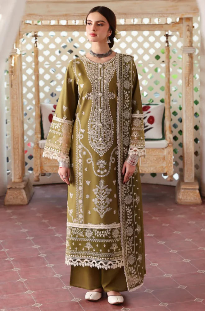 RP1110- MAHNUR - Summer 3PC Lawn Embroidered with Sequence Suit