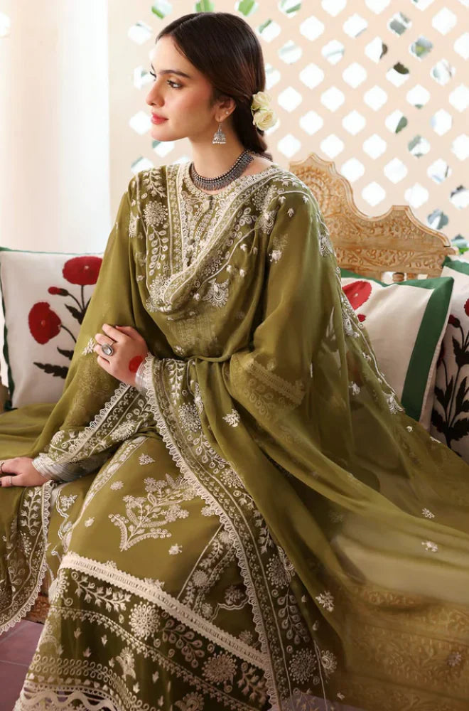 RP1110- MAHNUR - Summer 3PC Lawn Embroidered with Sequence Suit