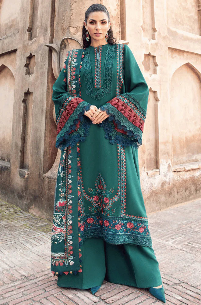 Rp3370 -Maria.b - Winter 3PC Dhanak Embroidered Suit