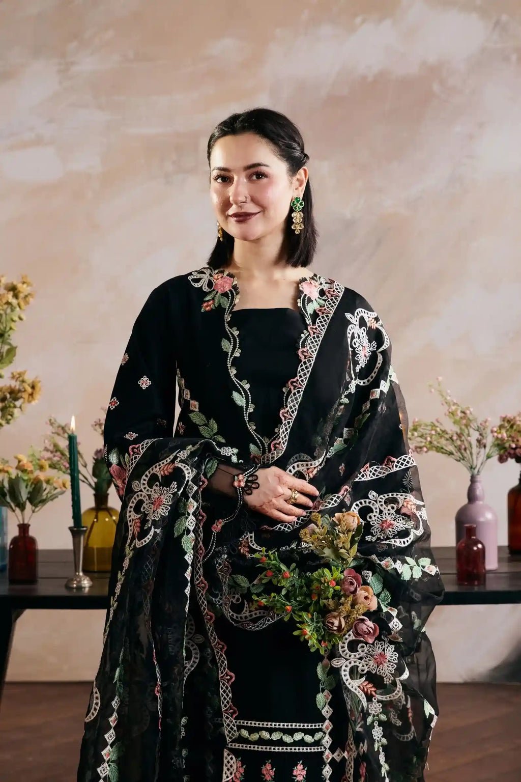 RP1236 Maryam Hussain - Summer 3PC Lawn Embroidered Suit