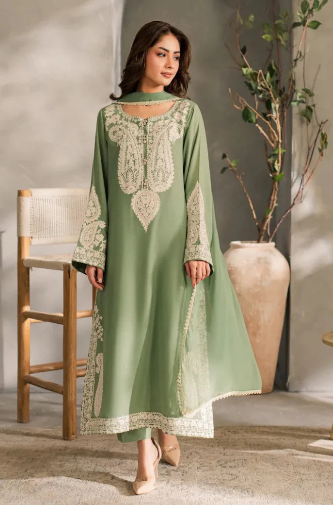Rp1125- Mirana - Summer 3PC Lawn Embroidered Suit
