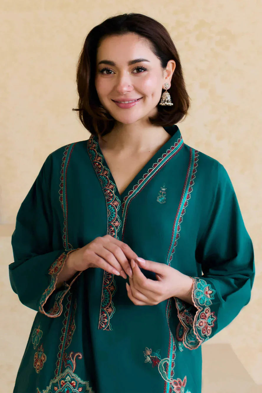 RP3371-Mishkaa - Winter 2PC Dhanak Embroidered Suit