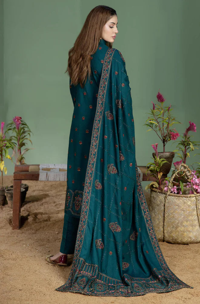 Rp3316- Mohagni - Winter 3PC Dhanak Embroidered Suit
