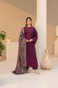 Rp3381- Mohagni - Winter 3PC Dhanak Embroidered Suit