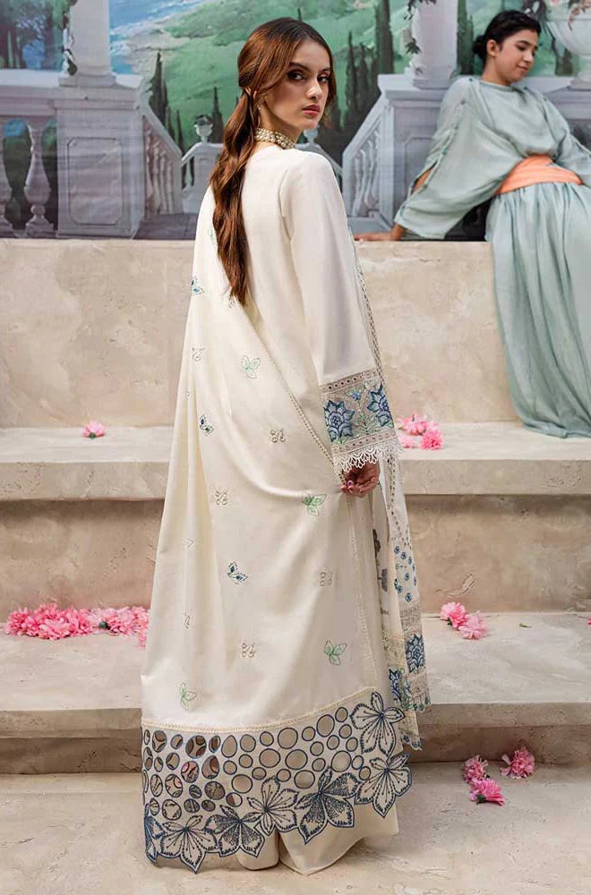 RP1074-QalamKar - 3PC Lawn ChickenKari Embroidered Suit