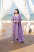 RP1079 -Qalamkar - 3PC Lawn Chikenkari Embroidered Shirt