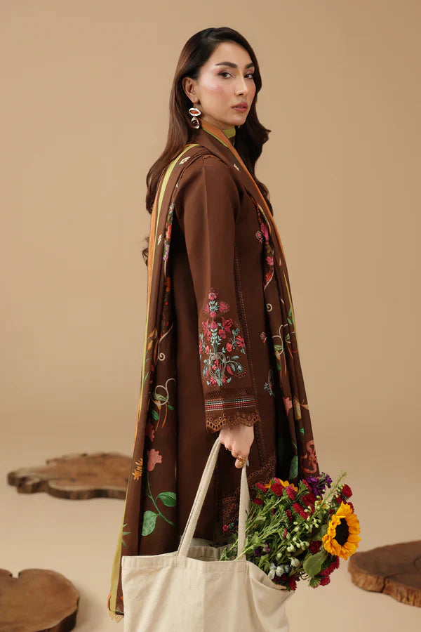 Rp1211 RajBari - Summer-3PC Lawn Embroidered Suit