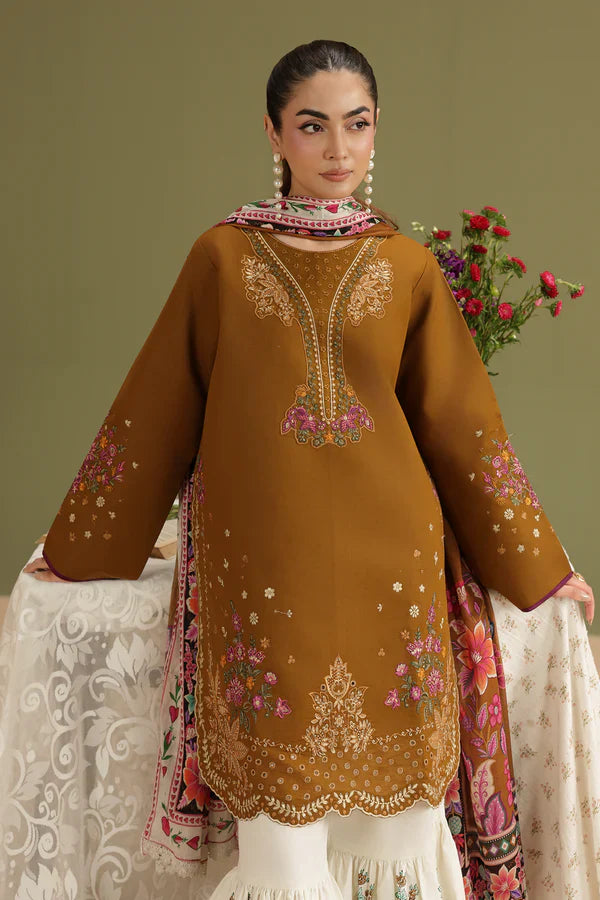 Rp1212RajBari - Summer-3PC Lawn Embroidered Suit
