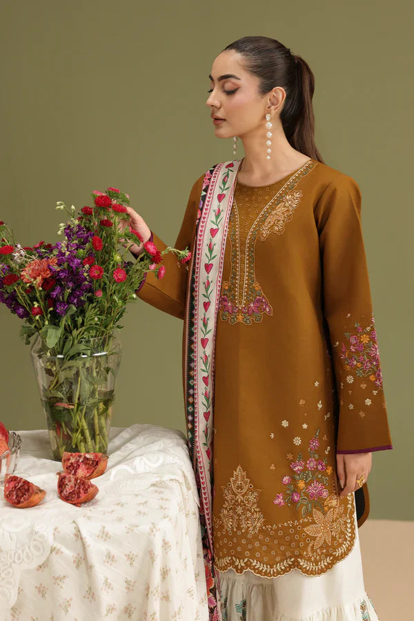 Rp1212RajBari - Summer-3PC Lawn Embroidered Suit
