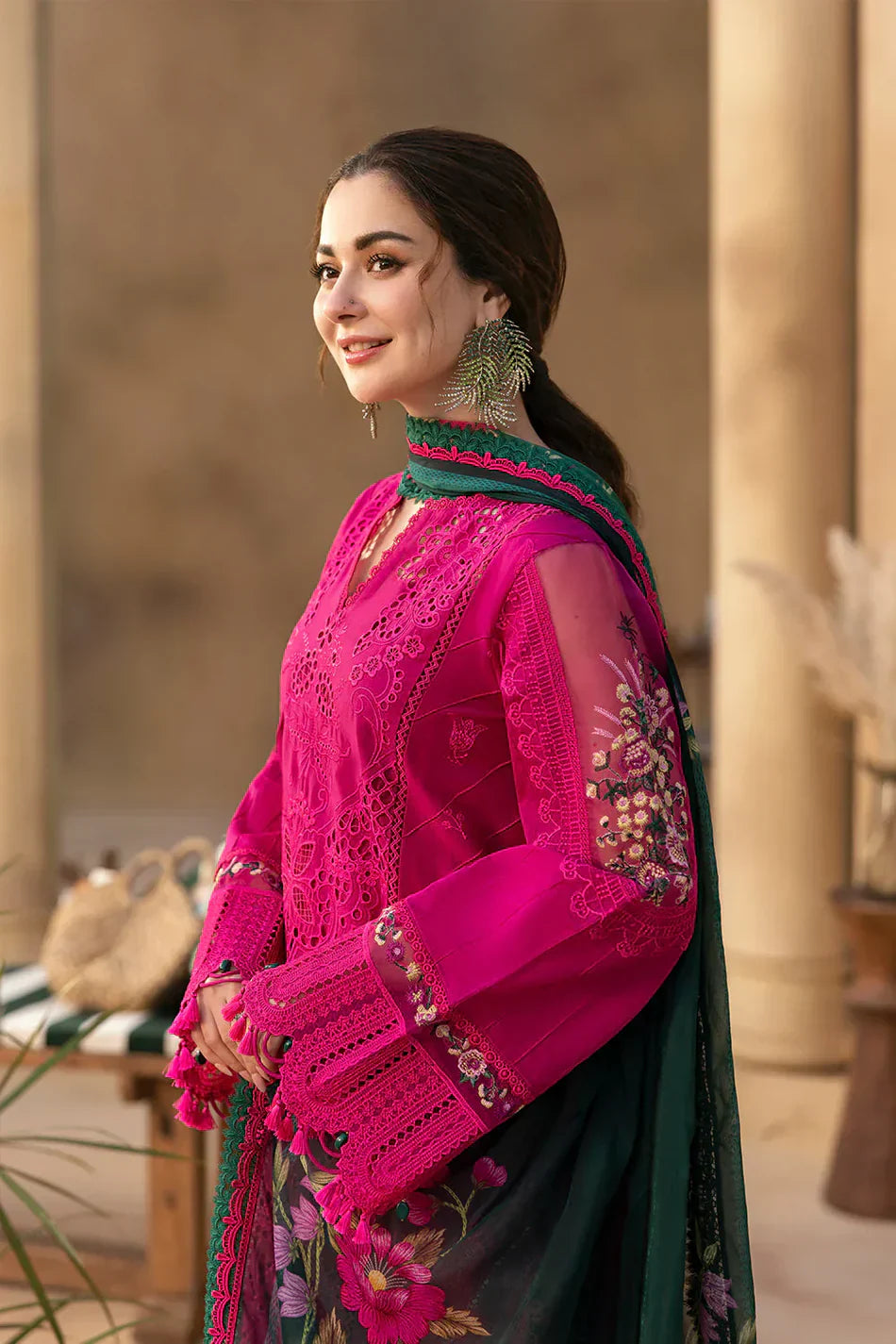 RP1179SOBIA NAZIR - Summer 3PC Lawn ChickenKari Embroidered Suit