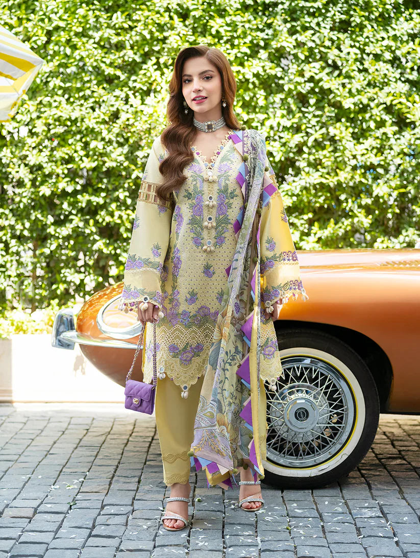 RP1160 SUMMER 3PC Lawn ChickenKari Embroidered Suit