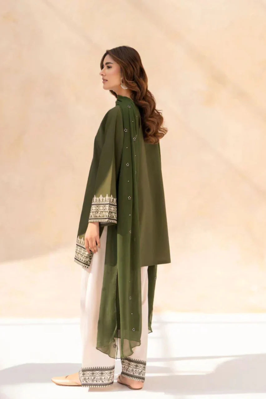 Rp1183 Sapphire - Summer 3PC Lawn Embroidered Suit