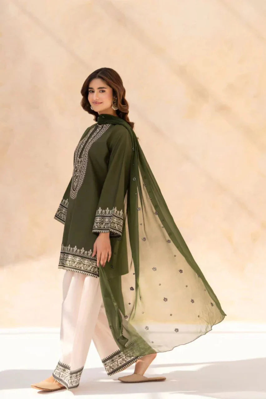 Rp1183 Sapphire - Summer 3PC Lawn Embroidered Suit