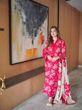 RP33416- Sapphire - Winter 3PC Karandi Digital Print Dress