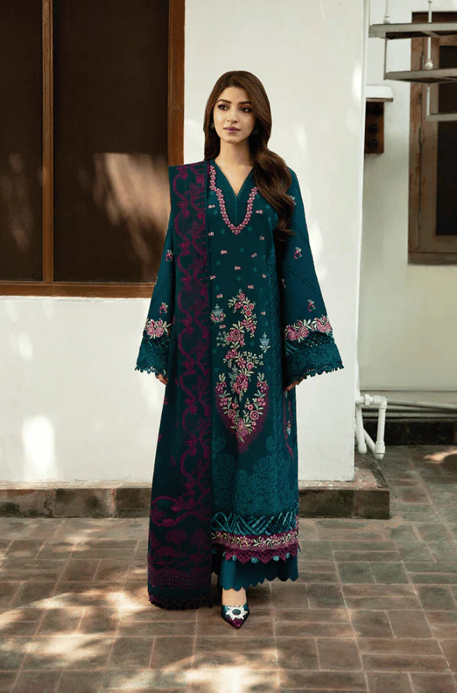 Rp3345- Sobia Nazir - Winter 3PC Dhanak Embroidered Suit