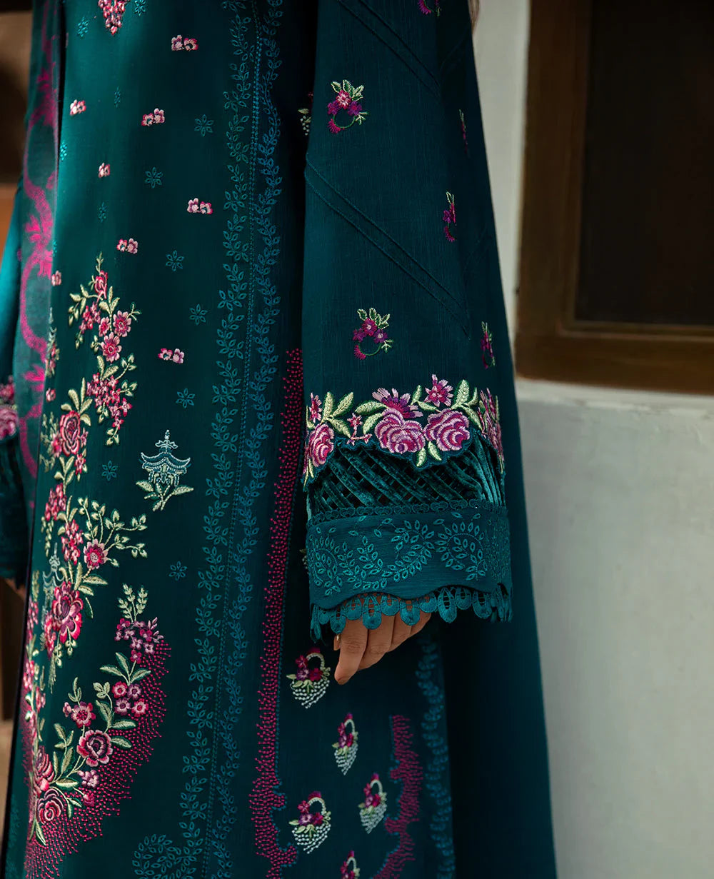 Rp3345- Sobia Nazir - Winter 3PC Dhanak Embroidered Suit