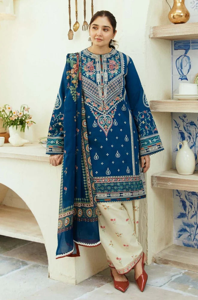 Rp1196Summer-3PC Lawn Embroidered Suit