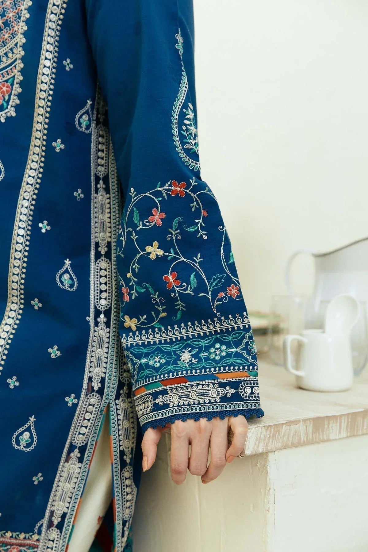 Rp1196Summer-3PC Lawn Embroidered Suit