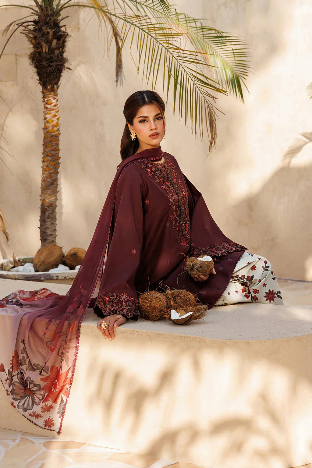 Rp1198Summer - 3PC Lawn Embroidered Suit