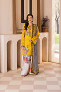 RP1161Summer 3PC Lawn Digital Print Dress