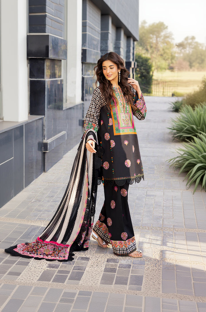 RP1166Summer 3PC Lawn Digital Print Dress
