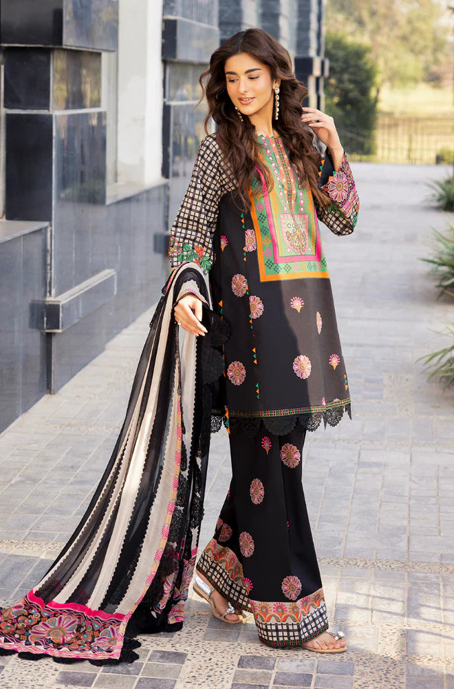 RP1166Summer 3PC Lawn Digital Print Dress