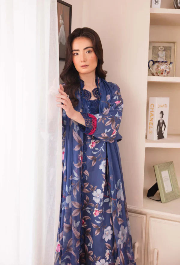 RP1169Summer 3PC Lawn Digital Print Dress