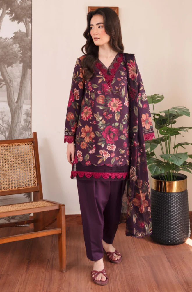 RP1170Summer 3PC Lawn Digital Print Dress