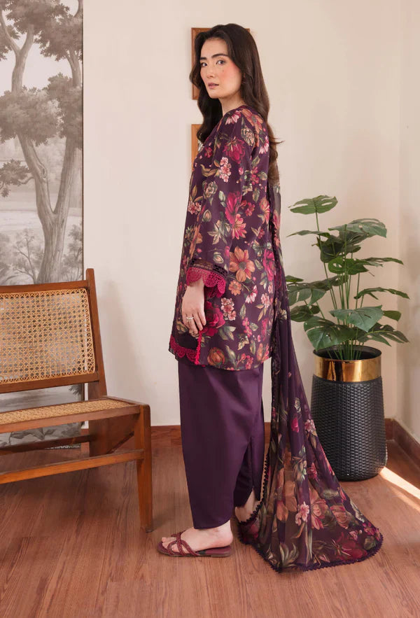 RP1170Summer 3PC Lawn Digital Print Dress