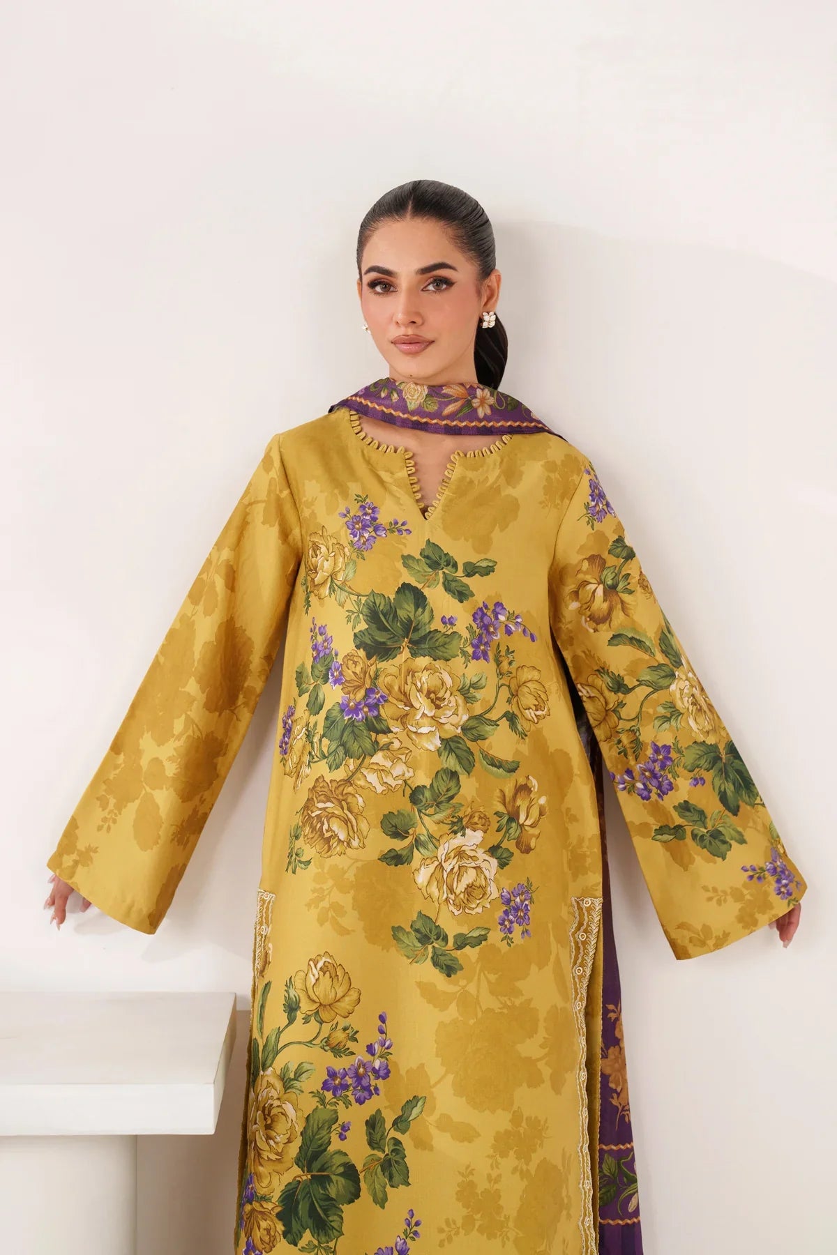 RP1190Summer 3PC Lawn Digital Print Dress