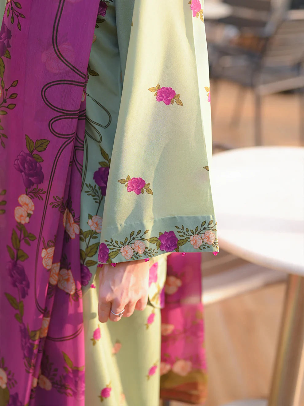 RP1197Summer 3PC Lawn Digital Print Dress