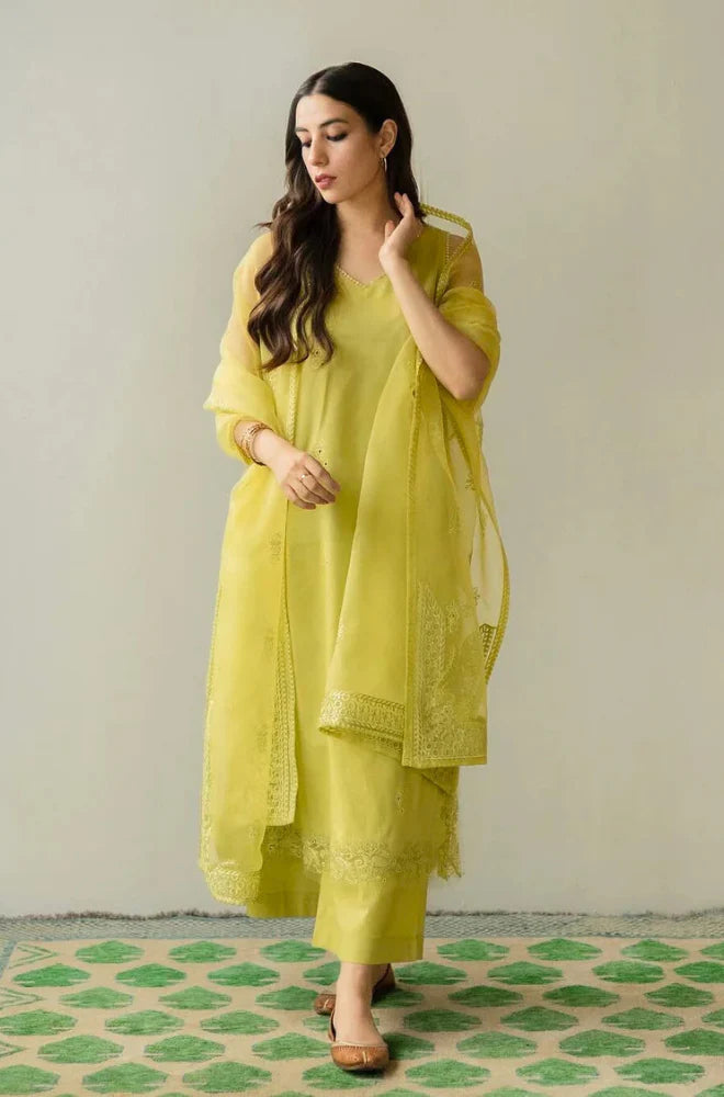 RP1177Summer 3PC Lawn Embroidered Suit